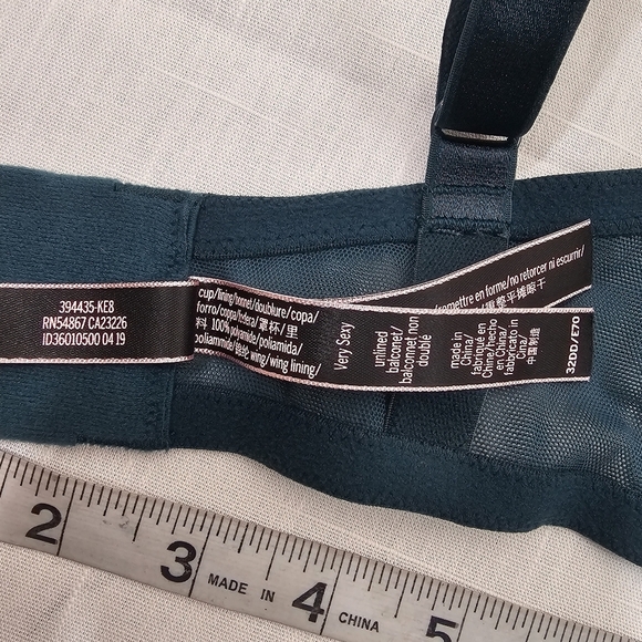 Victoria's Secret Very Sexy Sheer Mesh Unlined Bra 32DD - Picture 8 of 8